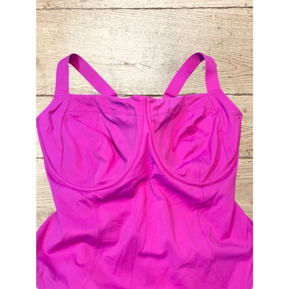 NWT TA3 Women 2X Reg/Long H/I High Cut Orchid Lifty One Piece Lace Cup Lace Up - Picture 2 of 6